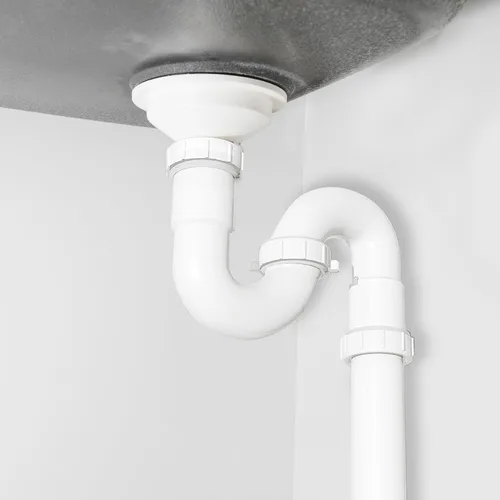 Miniatura 7 de PlumbCraft Kit Completo de Instalación de Triturador de Basura de 1.5 pulg. DE Diámetro Exterior Blanco 7027450, Tubos de Drenaje de Fregadero