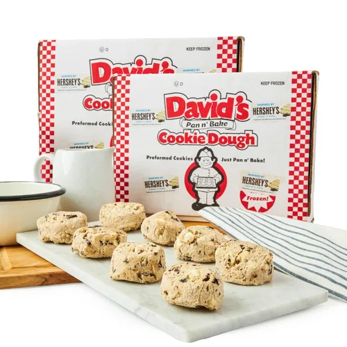 Miniatura 18 de David's Cookies - Masa congelada de galletas con trozos de chocolate y avena con pasas, premoldeada, 96