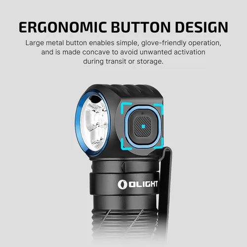 Miniatura 7 de OLIGHT Perun 3 - Linterna frontal recargable, 3000 lúmenes LED con luz roja, lámpara frontal impermeable con diadema para campamento al aire libre