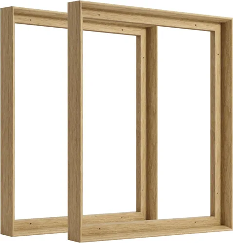 Miniatura 20 de FOLKOR Floating Frame for 8x10 Inch Canvas Painting with 0.6-0.8" Deep, 2 Pack Canvas Floater Frame Living Room Decor, Wall Art frame for Prints Oil