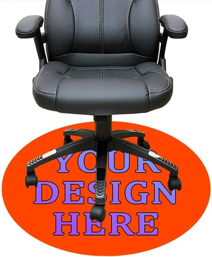 Miniatura 22 de Tapete redondo personalizado para silla de escritorio de oficina, diseño de tu propio logotipo de foto, texto, alfombrillas circulares