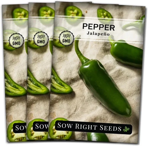Miniatura 8 de Sow Right Seeds - Semilla de pimiento jalapeño para plantar - Paquete de reliquia sin OMG con instrucciones para plantar un huerto en el hogar al