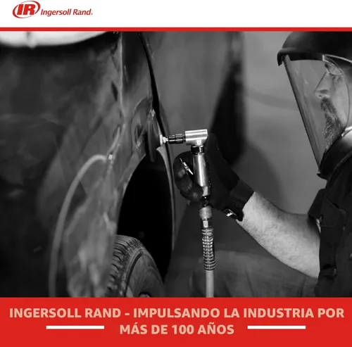 Miniatura 6 de Ingersoll Rand 301B Amoladora neumática con troquel - 1/4 pulgadas, ángulo recto, 21,000 RPM, construcción de rodamiento de bolas, bloqueo