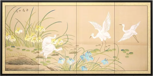 Miniatura 10 de Oriental Furniture - Bambú y cinco pájaros (36 pulgadas)