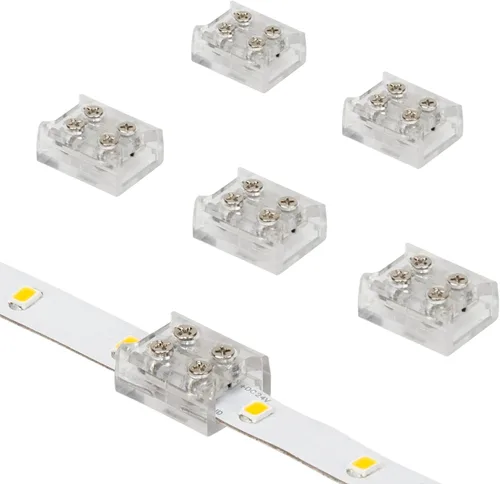 Miniatura 11 de Armacost Lighting 566021 Conector de cable a cinta LED blanco/de un solo color, paquete de 18