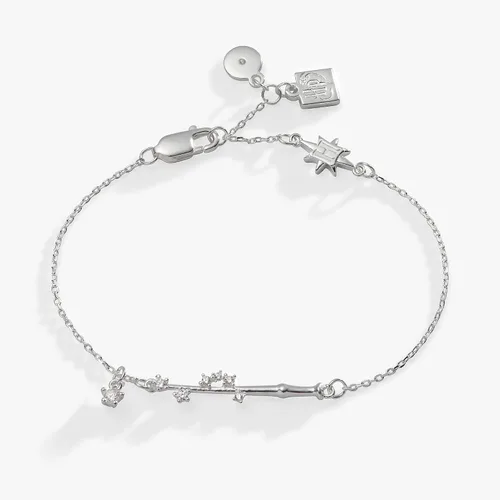 Miniatura 2 de Alex and Ani Harry Potter, pulsera ajustable con vara de Harry Potter, acabado de plata de ley 925, plata, 6.5 a 8 pulgadas, Latón, Sin gemas.