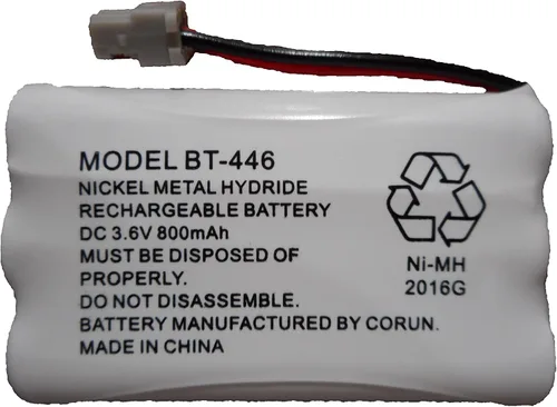 BT446 BT-446 BBTY0503001 BT-1004 BT-1005 GE-TL26402 BT-504 CPH-488B Batería recargable de teléfono inalámbrico DC 3.6V 800mAh fabricada por Corun