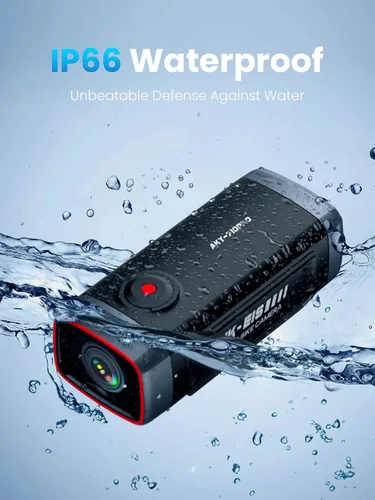 Miniatura 5 de AKEEYO -710Pro EIS Bike Cámara, 4K28FPS 20MP WiFi Cámara de acción con cámara impermeable IP66 Ultra HD, visión gran angular de 142° con tarjeta
