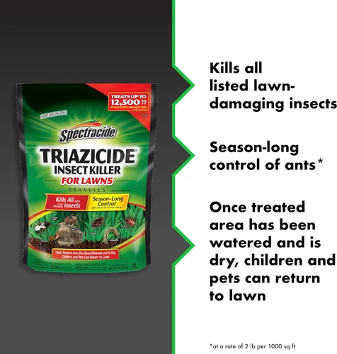 Miniatura 2 de Insecticida en gránulos Spectracide Triazicide; funciona con la primera aplicación, paquete de 4