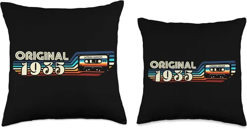 Miniatura 3 de 1935 vintage birthday retro Limited Edition men woman gift Throw Pillow