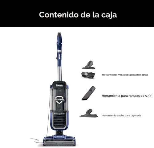 Miniatura 6 de Shark NV151 Navigator Swivel Pro - Aspiradora vertical completa con filtración HEPA, dirección giratoria, cepillo eléctrico para mascotas