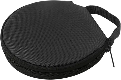 Miniatura 7 de Funda negra para CD/DVD de 20 capacidades, carpeta portátil de almacenamiento de disco para coche, hogar, organizador de transporte de viaje
