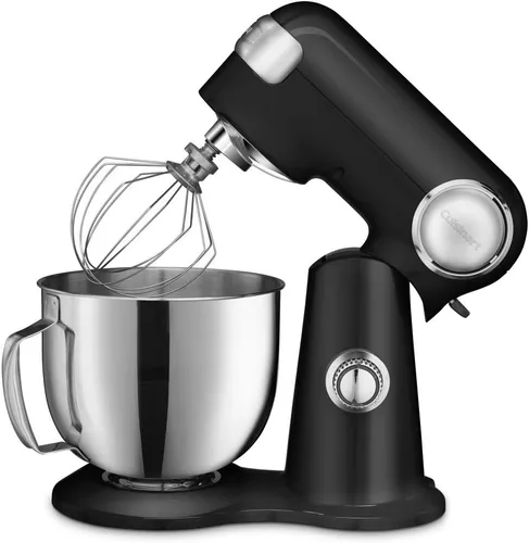 Miniatura 2 de Cuisinart Batidora de pie, 12 velocidades, cuenco de acero inoxidable de 5.5 cuartos de galón, batidor de chef, paleta mezcladora, gancho para masa