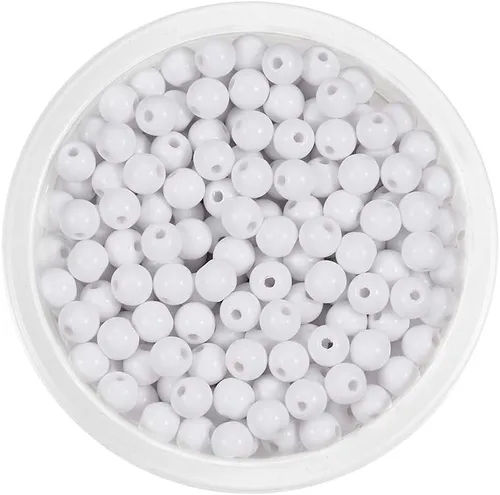 Miniatura 13 de 200 cuentas redondas acrílicas de 0.394 a 0.787 pulgadas (6 a 0.787 in) de color caramelo, cuentas espaciadoras sueltas para manualidades para hacer
