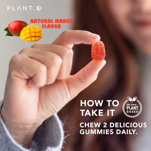 Miniatura 7 de PLANT.O NUTRITION Gomitas de luteína y zeaxantina – Deliciosas vitaminas veganas para la salud ocular clínicamente estudiadas 20 mg de luteína
