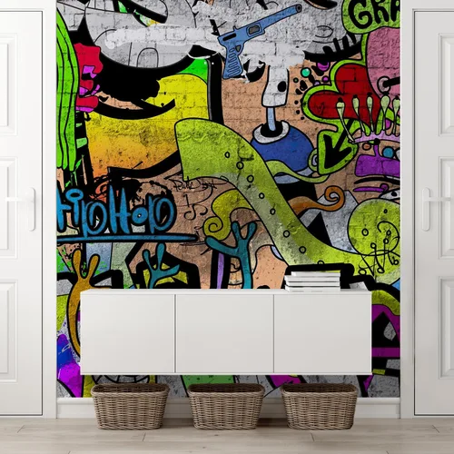 Miniatura 68 de wall26 - Papel mural autoadhesivo para pared (tamaño grande), diseño de impresión del futuro Rock-1097-M03