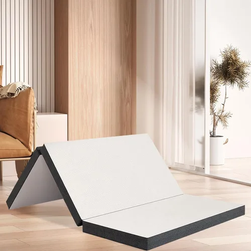 Miniatura 13 de Colchón plegable de espuma viscoelástica, colchón triple de 3 pulgadas con funda lavable, certificado CertiPUR-US, colchón portátil individual XL