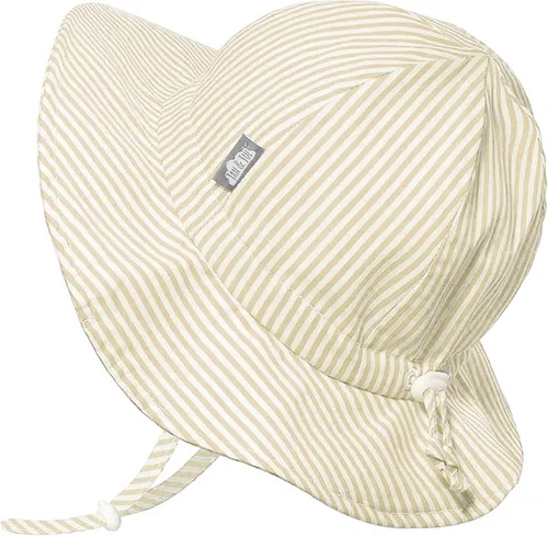 Miniatura 11 de JAN & JUL Sombrero de sol de algodón UPF 50+ con ala ancha para niñas pequeñas