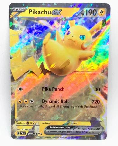 Pokemon - Pikachu ex 063/193 - Paldea evolucionada doble rara
