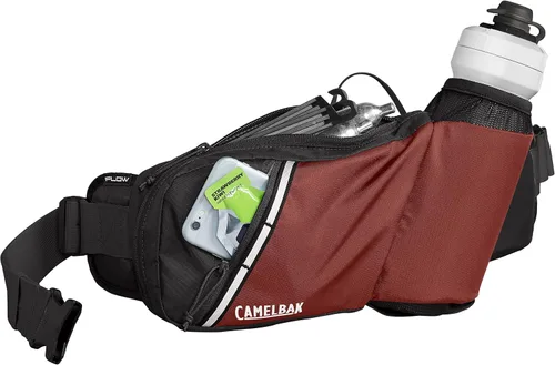Miniatura 3 de CamelBak Podium Flow 4 - Cinturón de hidratación de 21 onzas, plata/lima