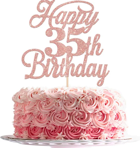 Miniatura 78 de Rsstarxi 1 paquete de decoración para tarta de cumpleaños 8 con purpurina negra de 8 años y fabulosos saludos a 8 años de edad, para celebrar el 8º