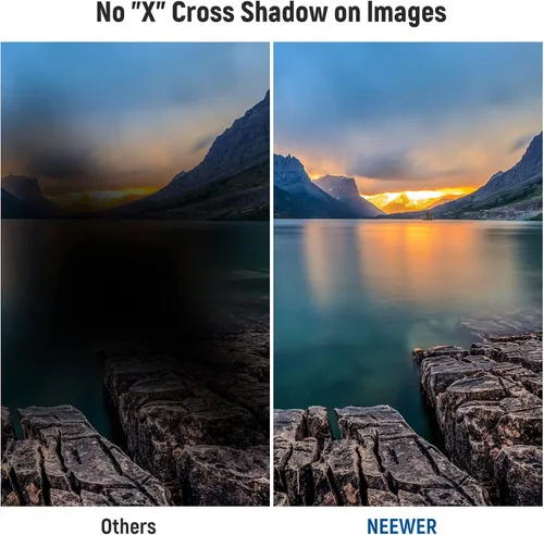 Miniatura 5 de NEEWER - Filtro ND variable 2 en 1 de 2.165 in + difusión negra 1/4 para efecto cinematográfico de niebla, filtro de efecto ND2-32 de densidad