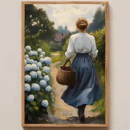 Miniatura 16 de Arte de pared de mujer vintage, cuadro de retrato de mujer, arte de pared de castillo, arte de pared victoriana, lienzo de dama victoriana, pintura