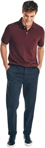 Miniatura 125 de Nautica playera polo clásica de mangas cortas, color sólido, para hombre