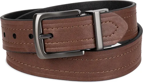 Miniatura 2 de Levi's Cinturón de mezclilla casual reversible para hombre