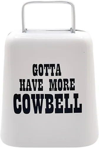 Miniatura 16 de Bevin Bells "Gotta Have More Cowbell" (X-Pequeño) Campana de Vaca de Kentucky con Color Cobre Hecha de Acero Fabricantes de Ruido Fuerte