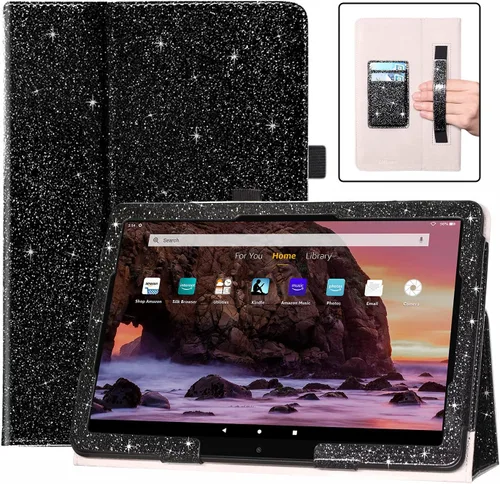 Miniatura 14 de DMLuna Case for All-New Amazon Fire HD 10 & 10 Plus Tablet (13th / 11th Generation, 2023/2021 Release) 10.1", Slim Cover with Folding Stand, Auto