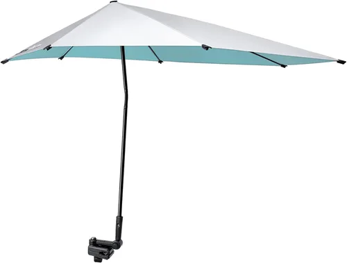 Miniatura 11 de G4Free Sombrilla de playa ajustable UPF 50+ XL con abrazadera universal para silla, cochecito, silla de ruedas, carrito de golf, grada, patio