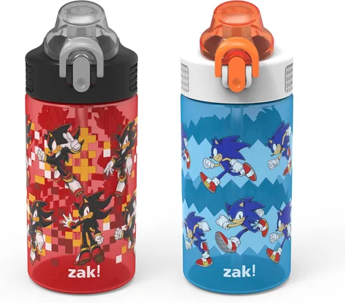 Miniatura 16 de Zak Designs Marvel Spider Man - Botella de agua para niños con cubierta de boquilla y aro de transporte, hecha de plástico duradero, diseño