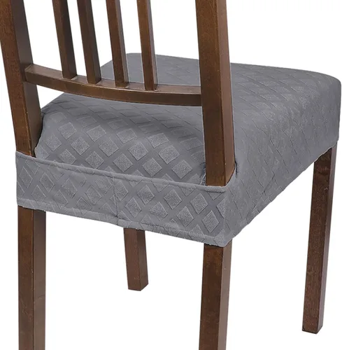 Miniatura 58 de SearchI Juego de 6 Fundas de Asiento para Sillas de Comedor Elásticas, Fundas de Asiento Suave Extraíbles y Lavables para Sillas de Comedor, Flor