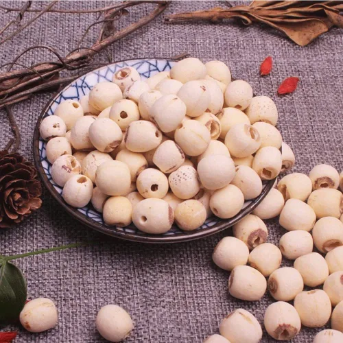 Miniatura 4 de Semilla de loto seca 10.58 oz/300 g Sopa de postre Ingredientes de congee Semillas de loto peladas Semilla de loto blanca seca de Sopa de gachas