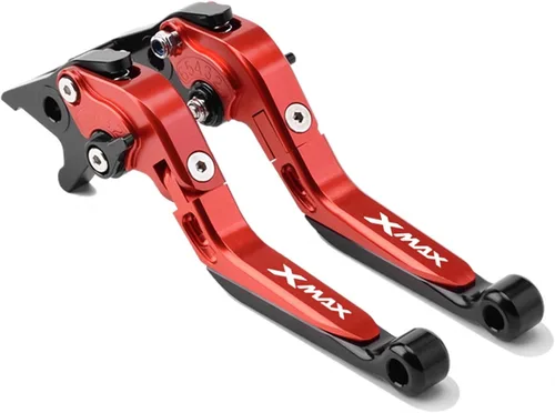 Miniatura 28 de Palancas de freno de embrague de motocicleta plegables extensibles para Yamaha Xmax X-MAX 125 250 300 400 mango de frenos ajustable (color : 1)