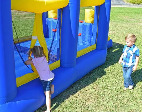 Miniatura 7 de Island Hopper, casa recreativa para saltar con tobogán