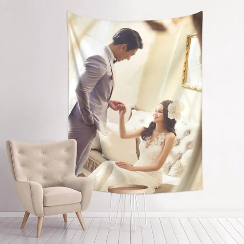 Miniatura 4 de Tapiz estético personalizado, divertido, para colgar en la pared, imágenes para subir imágenes, fondos personalizados, pancartas y letreros