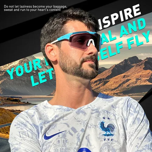 Miniatura 2 de SCVCN Gafas de ciclismo fotocromáticas para hombres y mujeres, UV400, gafas deportivas para jóvenes, a prueba de viento, para béisbol, golf 04