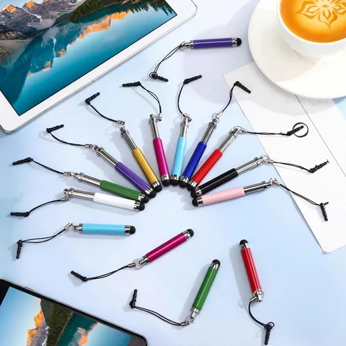 Miniatura 5 de Relaxweex 20 mini lápices capacitivos y resistentes para pantalla táctil, lápiz capacitivo retráctil para todos los teléfonos inteligentes