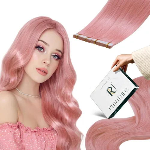 Miniatura 15 de RUNATURE Extensiones de cabello humano con punta en I Tip de 18 pulgadas, extensiones de cabello natural Remy para mujer, extensiones de cabello