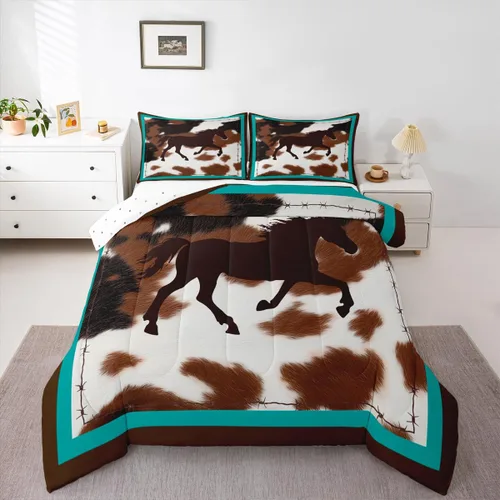Miniatura 25 de Feelyou Lindo juego de ropa de cama de ajolote para niños y niñas tamaño twin, juego de edredón de salamandra para niños, mujeres y hombres, edredón