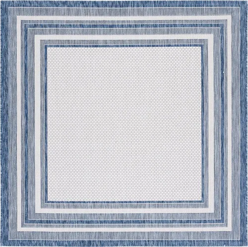 Miniatura 101 de SAFAVIEH Alfombra lavable al aire libre Courtyard Collection – 4' x 5'7", beige oscuro y beige, no desprende pelusa y fácil de limpiar, ideal