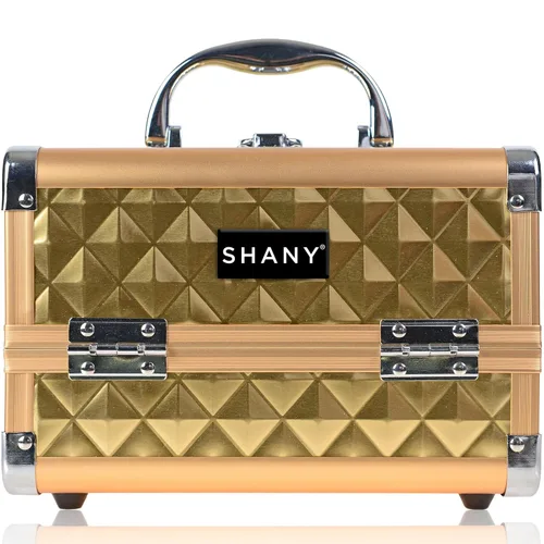 Miniatura 12 de SHANY Caja de maquillaje elegante, caja de cosméticos, estuche de maquillaje portátil, organizador de cosméticos de belleza, almacenamiento de joyas