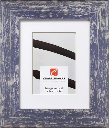 Miniatura 8 de Craig Frames American Barn - Marco de fotos de madera de granero sintética de 5 x 7 pulgadas con paspartú para mostrar una foto de 4 x 6 pulgadas