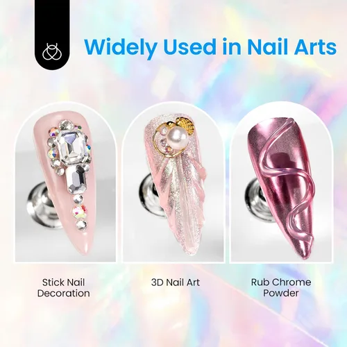Miniatura 3 de Beetles Gel Escultor 3D Gel para Arte de Uñas - 6 Colores Esmalte de Uñas Sin Limpieza Pegamento para Arte de Uñas con Pedrería para Dibujar Moldear