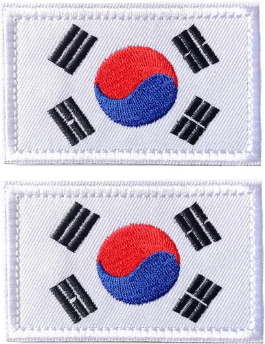 Miniatura 96 de 2 parches de bandera de Japón de AliPlus bordados tácticos militares moral parche apliques gancho y bucle