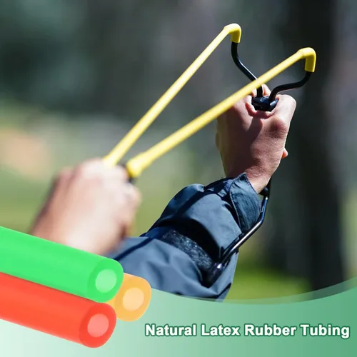 Miniatura 5 de M METERXITY Tubo de goma de látex natural, 5/64 pulgadas [0.067 in] ID x 11/64 pulgadas [0.177 in] OD Tubo de manguera de látex de 10 pies de Verde