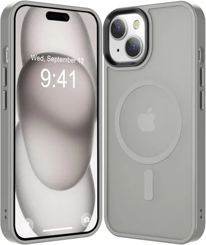 Miniatura 149 de Fuerte magnético para iPhone 11, compatible con Magsafe, [resistente a caídas de 13 pies] Funda trasera translúcida mate con sensación de piel