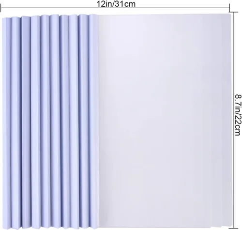 Miniatura 2 de 20 piezas de plástico deslizante con clip para carpetas, cubierta de archivo, oficina, blanco, suministros deslizantes, barra con carpeta
